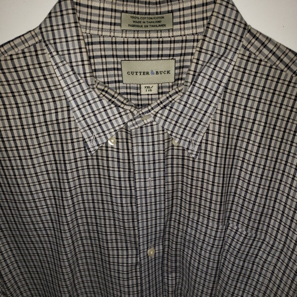 Cutter and Buck men's XXL light flannel shirt